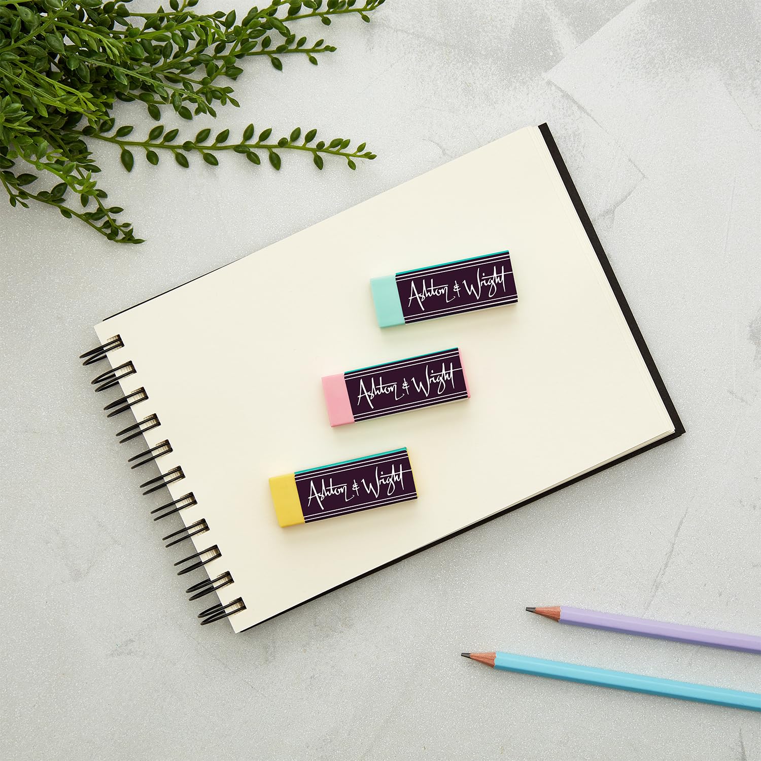 ashton-erasers-radiergummi-pastell-wei-6er-pack-latexfrei image 4