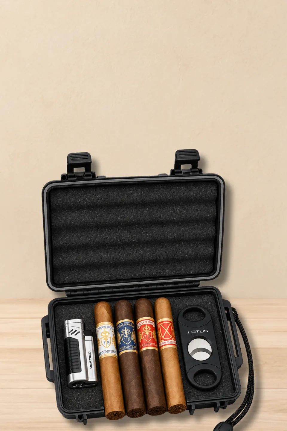 el-titan-de-bronze-zigarren-geschenkset-toro-4er-mit-zubeh-r image 1