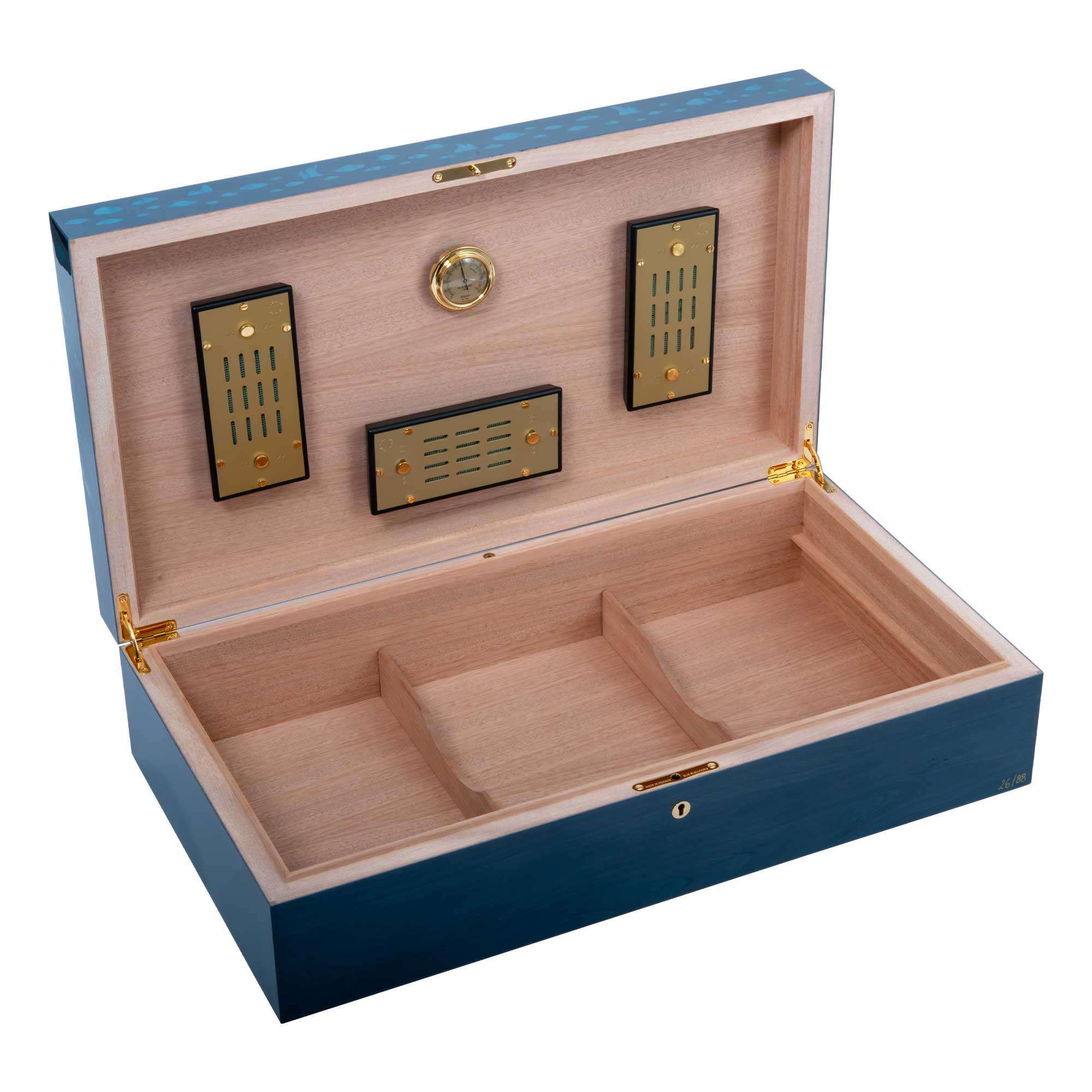 elie-bleu-fire-goat-humidor-f-r-250-zigarren-sycomore image 2
