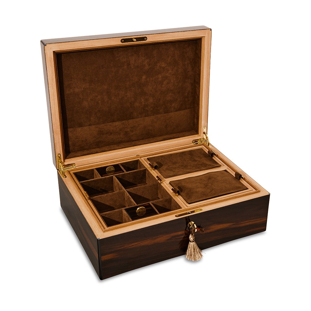 elie-bleu-classic-schmuckkasten-gro-macassar-ebenholz image 1