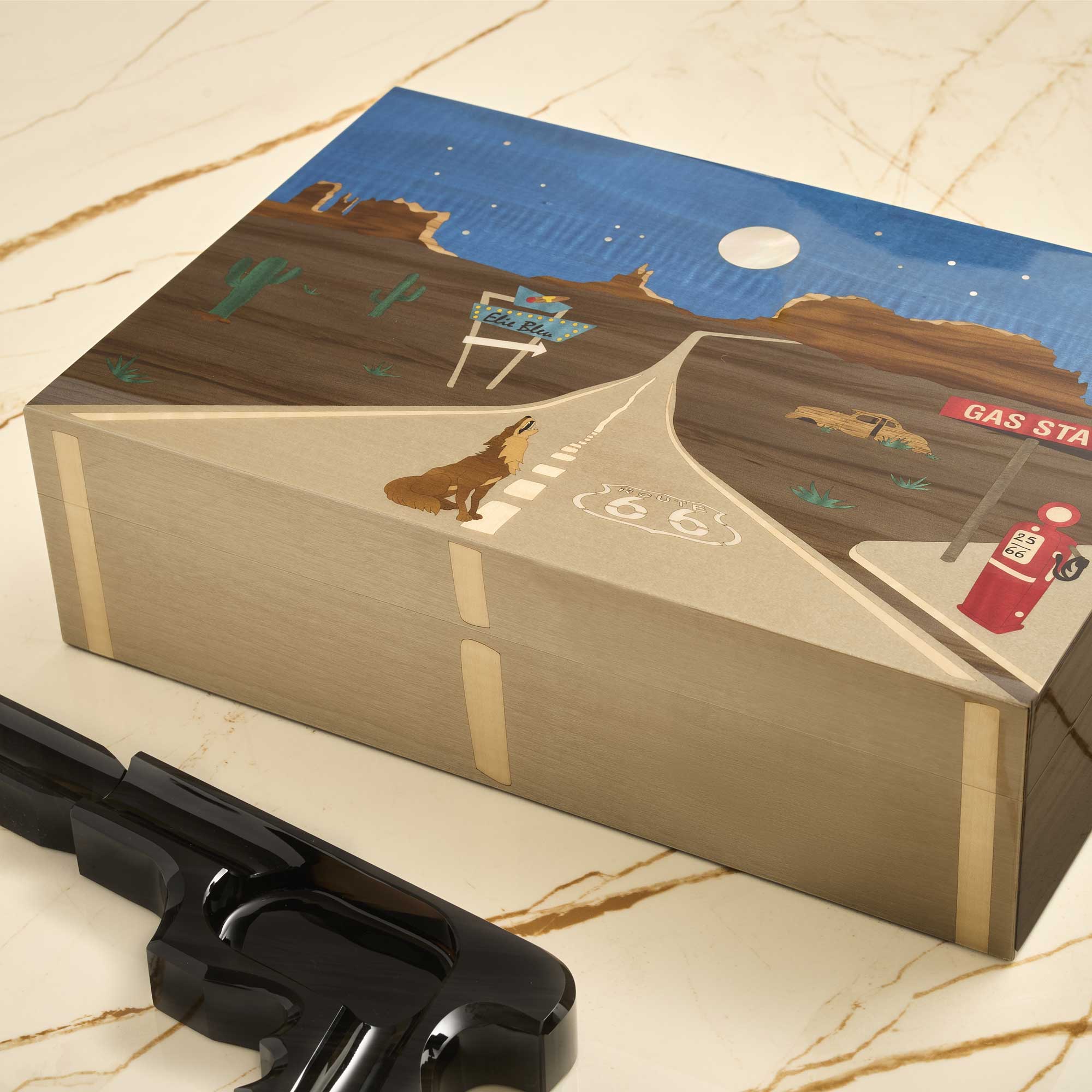 elie-bleu-route-66-full-moon-night-humidor-110-zigarren image 2