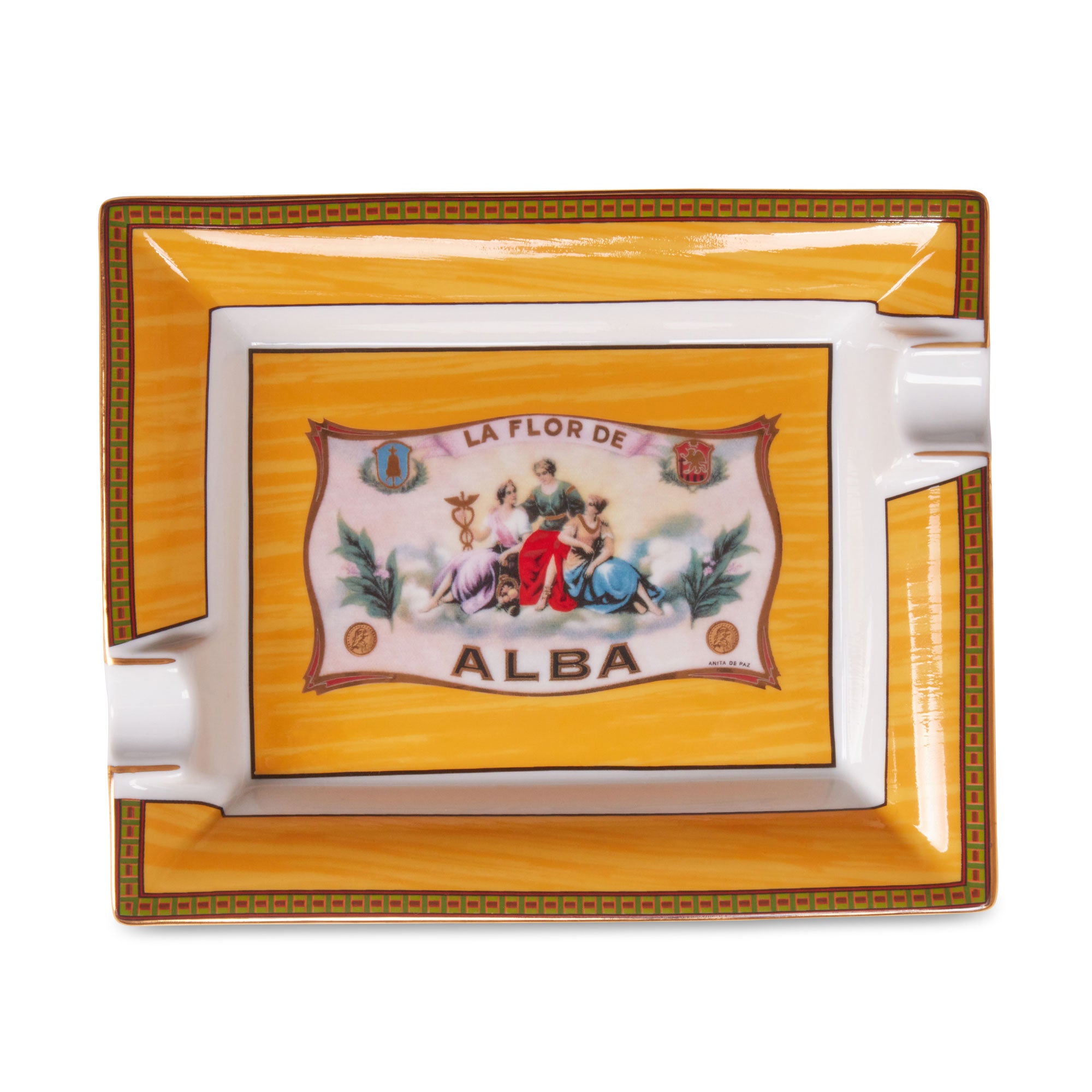 elie-bleu-flor-de-alba-aschenbecher-porzellan-gelb image 8