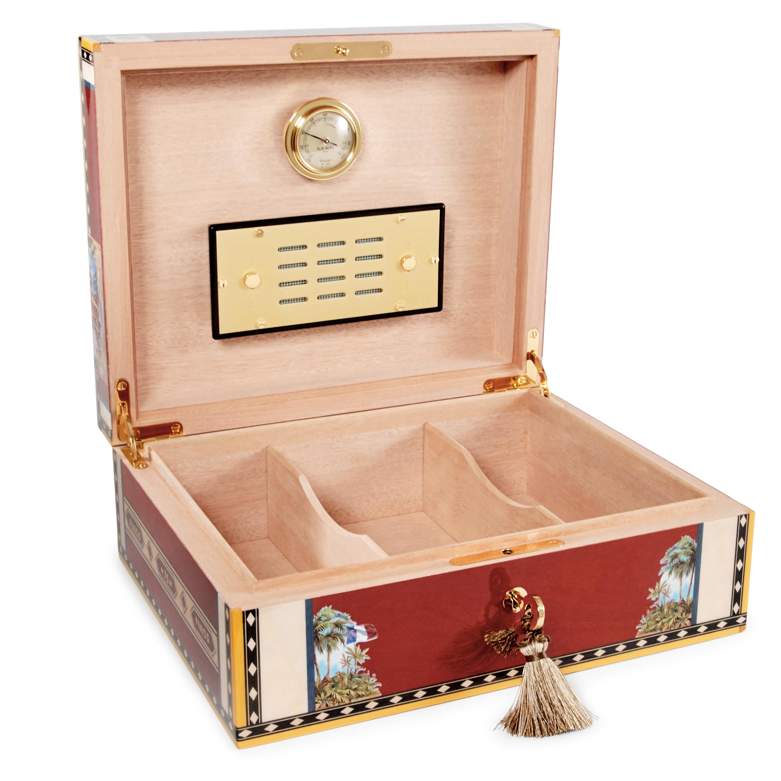 elie-bleu-flor-de-alba-humidor-75-zigarren-rot-marketerie image 2