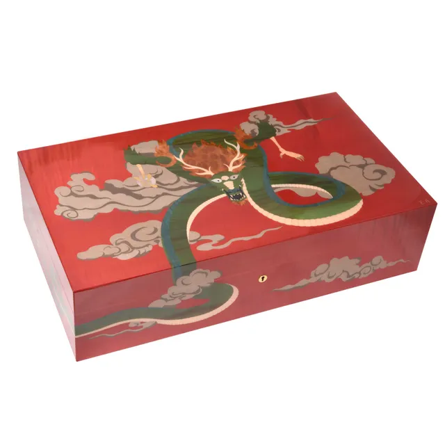elie-bleu-dragon-humidor-250-zigarren-artist-proof image 1
