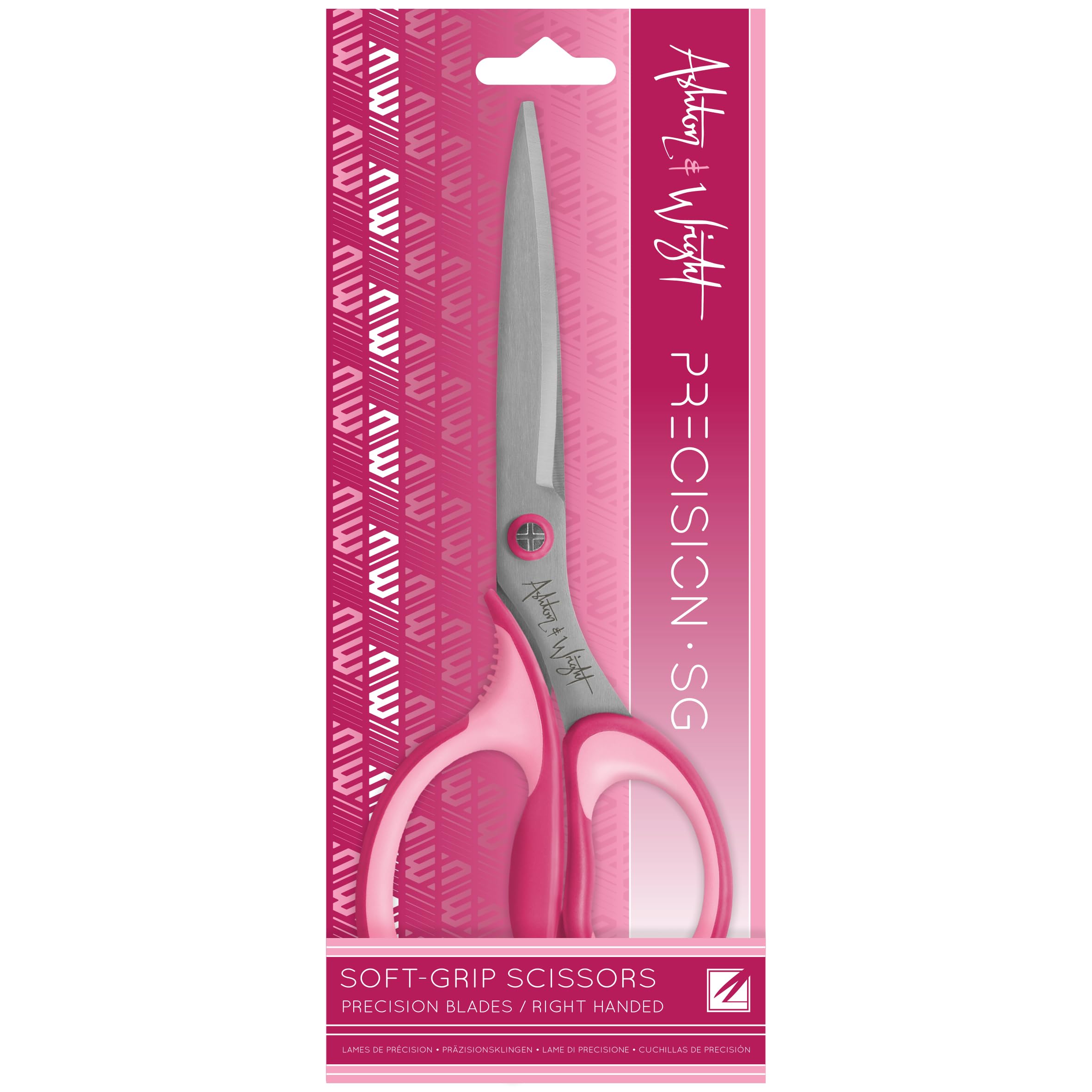 ashton-and-wright-precision-sg-schere-rosa-210-mm-rechts image 2
