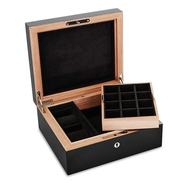 elie-bleu-fruit-uhrenbox-12-schmuck-2-uhren-gelb image 1