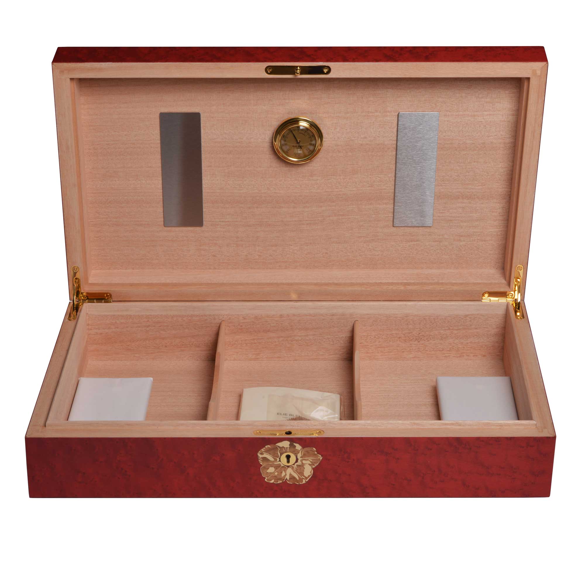 elie-bleu-tiger-humidor-f-r-110-zigarren-rot-ahorn image 2