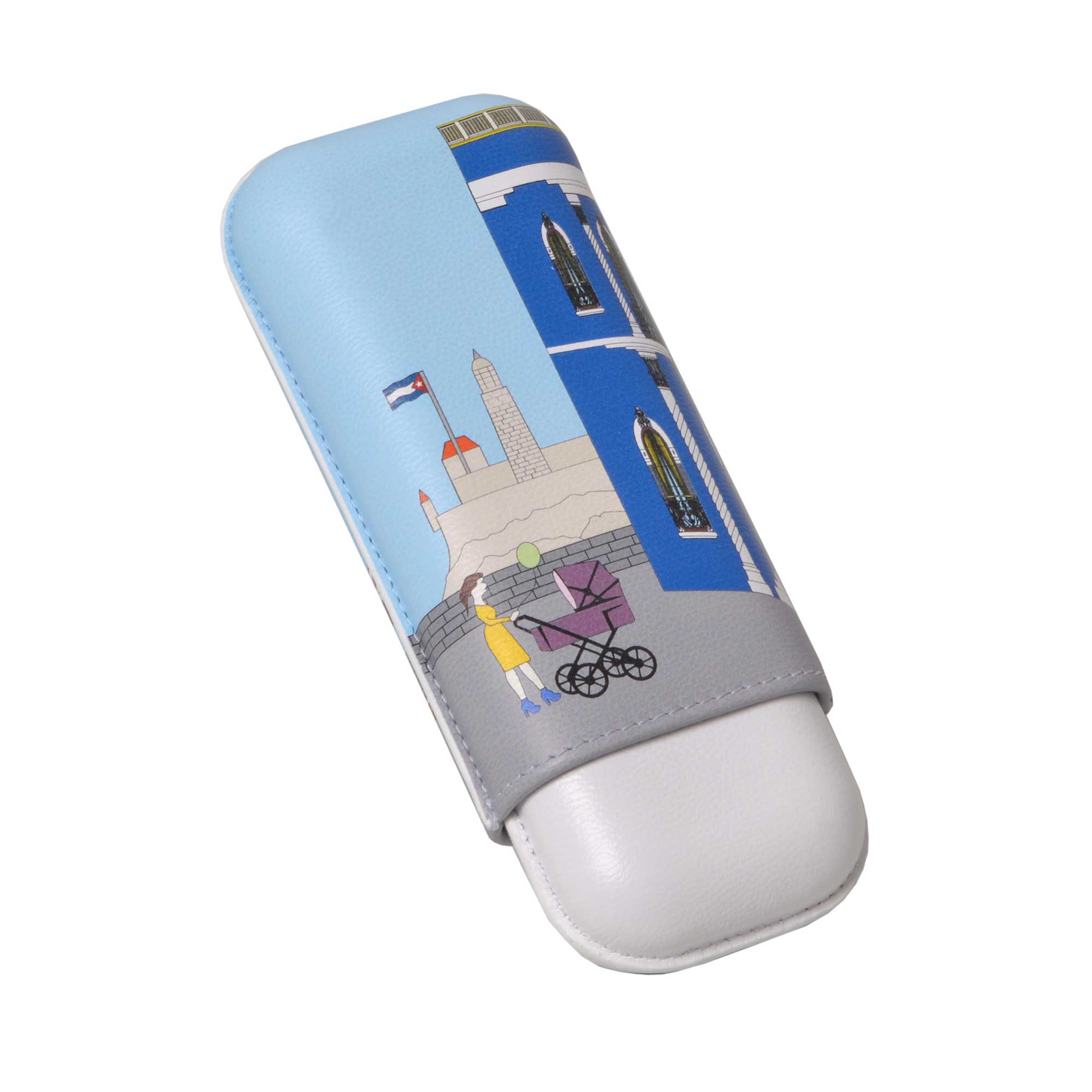 elie-bleu-casa-cubana-etui-f-r-2-zigarren-leder image 2
