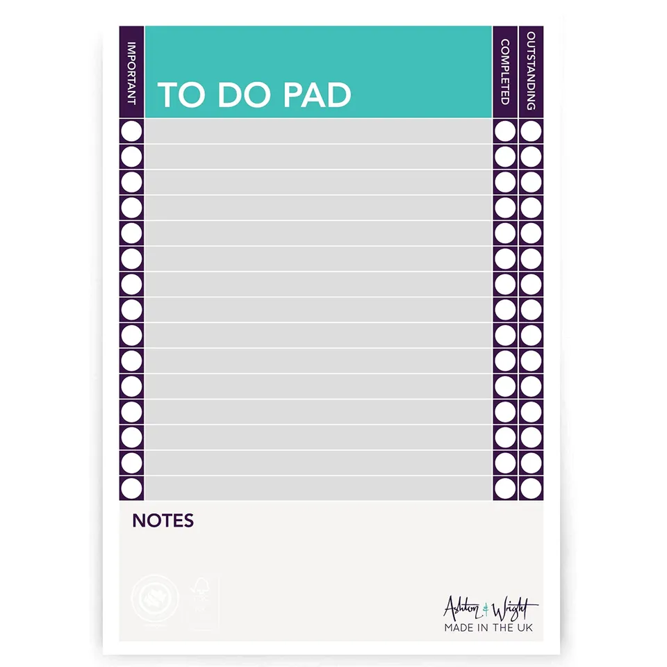 ashton-and-wright-to-do-block-a5-tagesplaner-60-blatt-80-g-m image 1