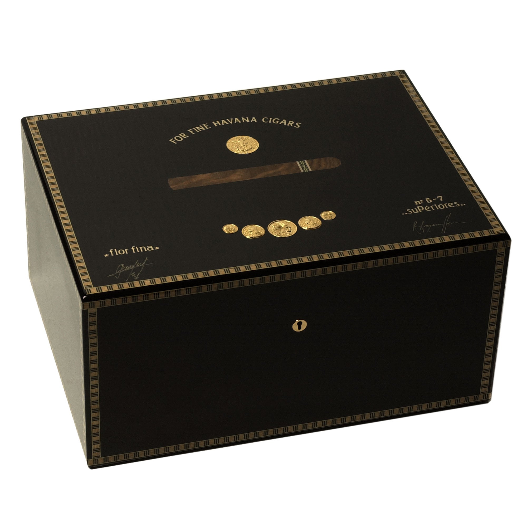 elie-bleu-medal-humidor-f-r-300-zigarren-schwarz image 1