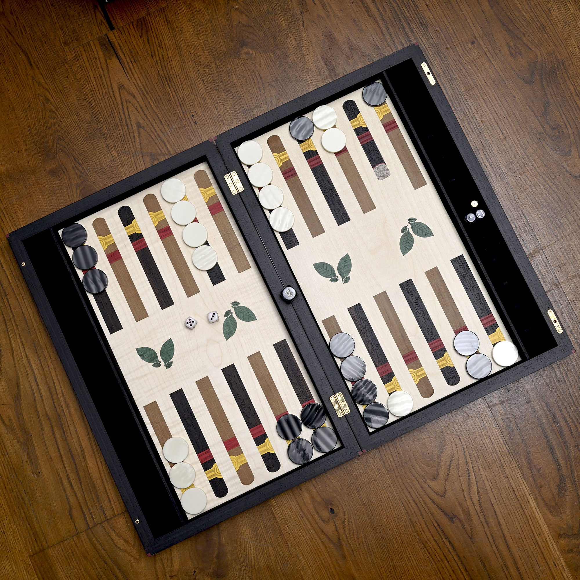 elie-bleu-games-box-flor-de-alba-backgammon-rot-sycomore image 2