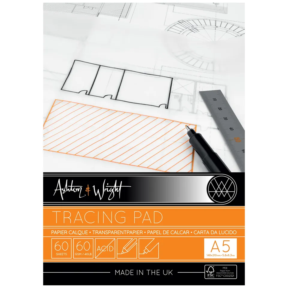 ashton-drawing-paper-transparentblock-a5-60-blatt-60-g-m image 1