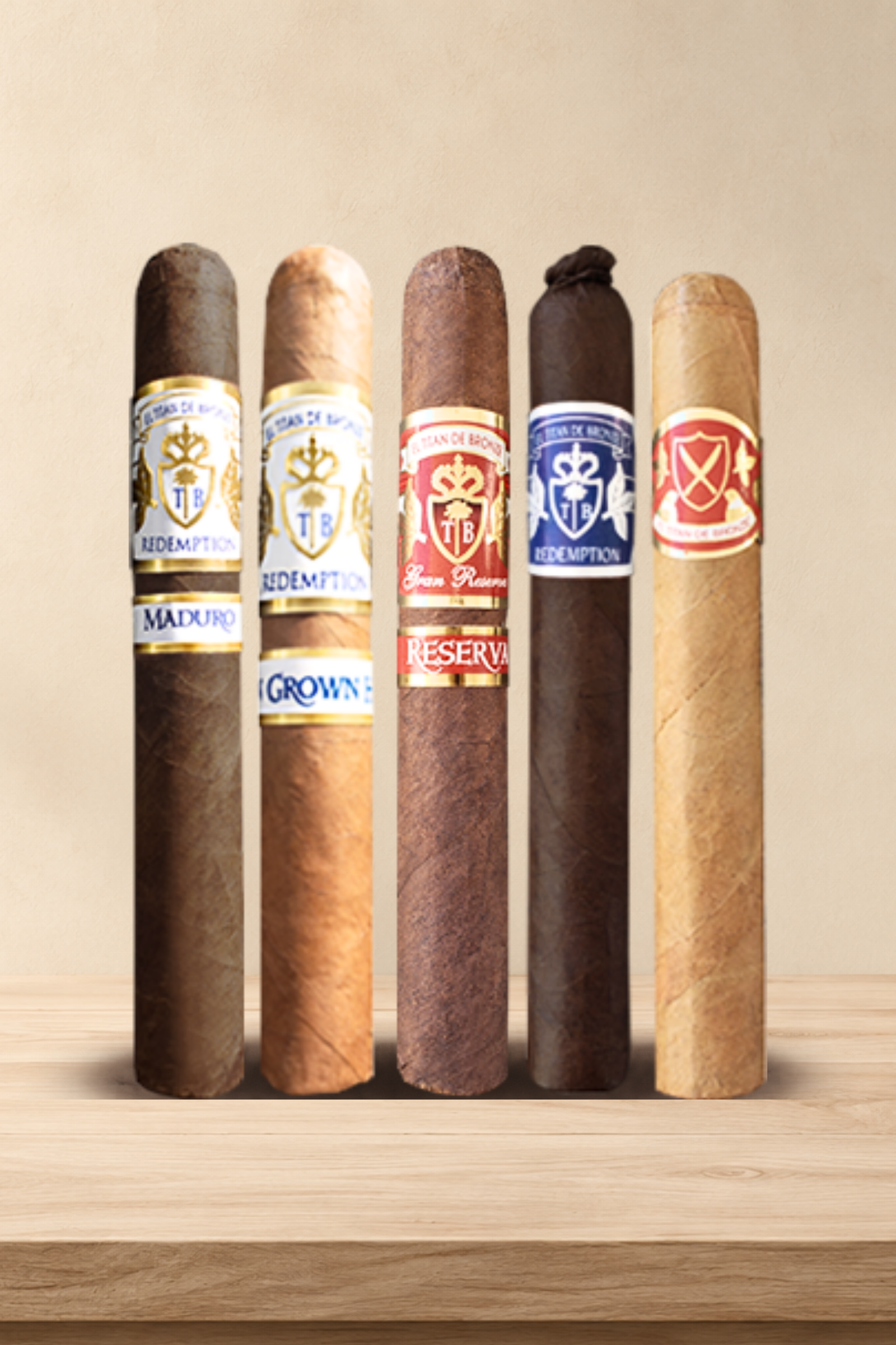 el-titan-de-bronze-ultimate-sampler-corona-zigarren-5er-set-mild-maduro image 2