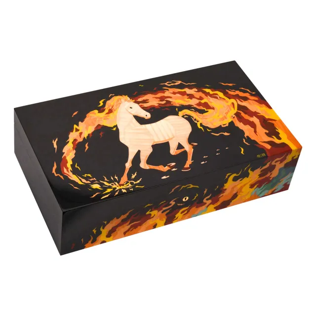 elie-bleu-fire-horse-humidor-250-zigarren-sykomore image 1