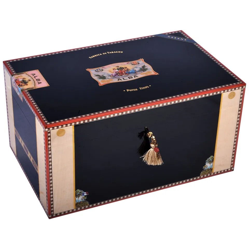 elie-bleu-flor-de-alba-humidor-500-zigarren-schwarz image 1