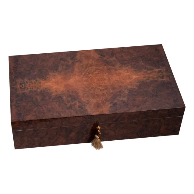 elie-bleu-walnut-burl-humidor-f-r-250-zigarren-maserholz image 1