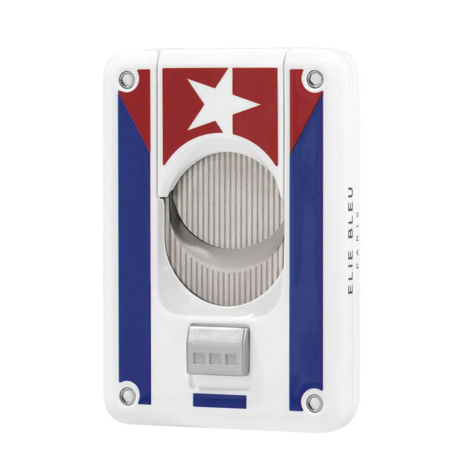 elie-bleu-cuban-flag-zigarrenschneider-doppelklinge image 1
