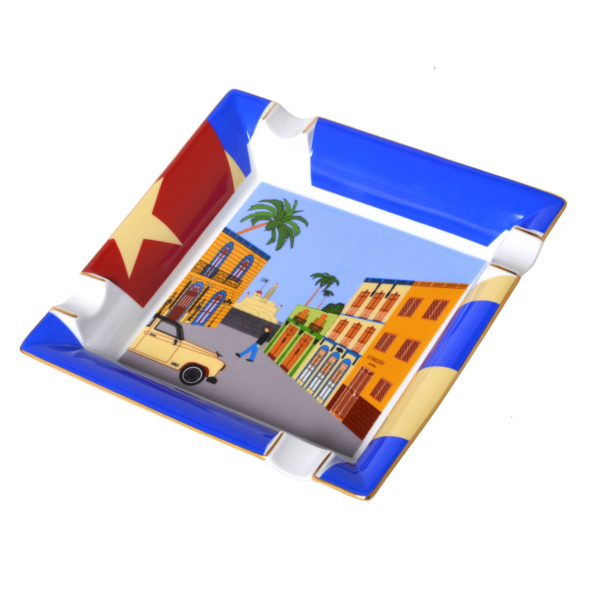 elie-bleu-casa-cubana-aschenbecher-gro-porzellan image 2