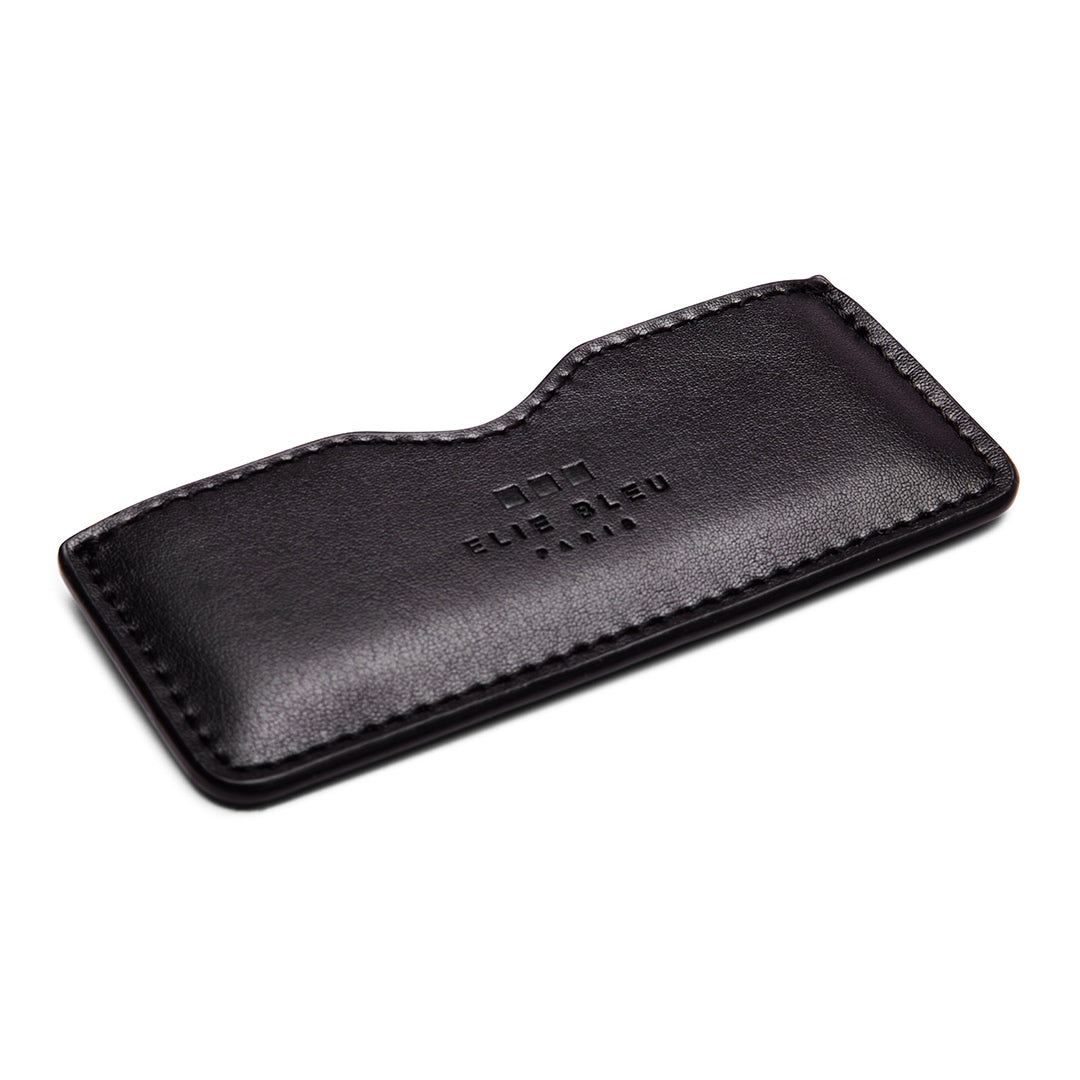 elie-bleu-lederetui-doppelklingen-cutter-schwarz-leder image 1