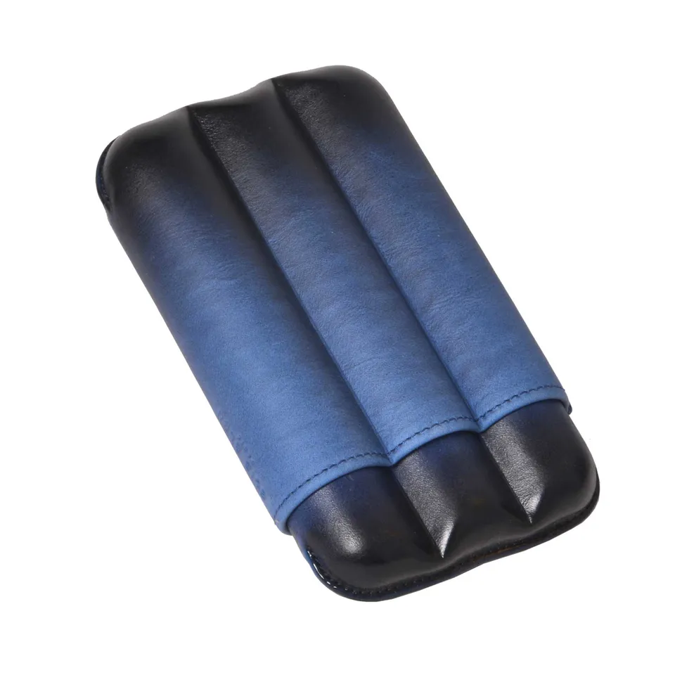elie-bleu-patina-zigarrenetui-3-zigarren-kaliber-27-leder image 1