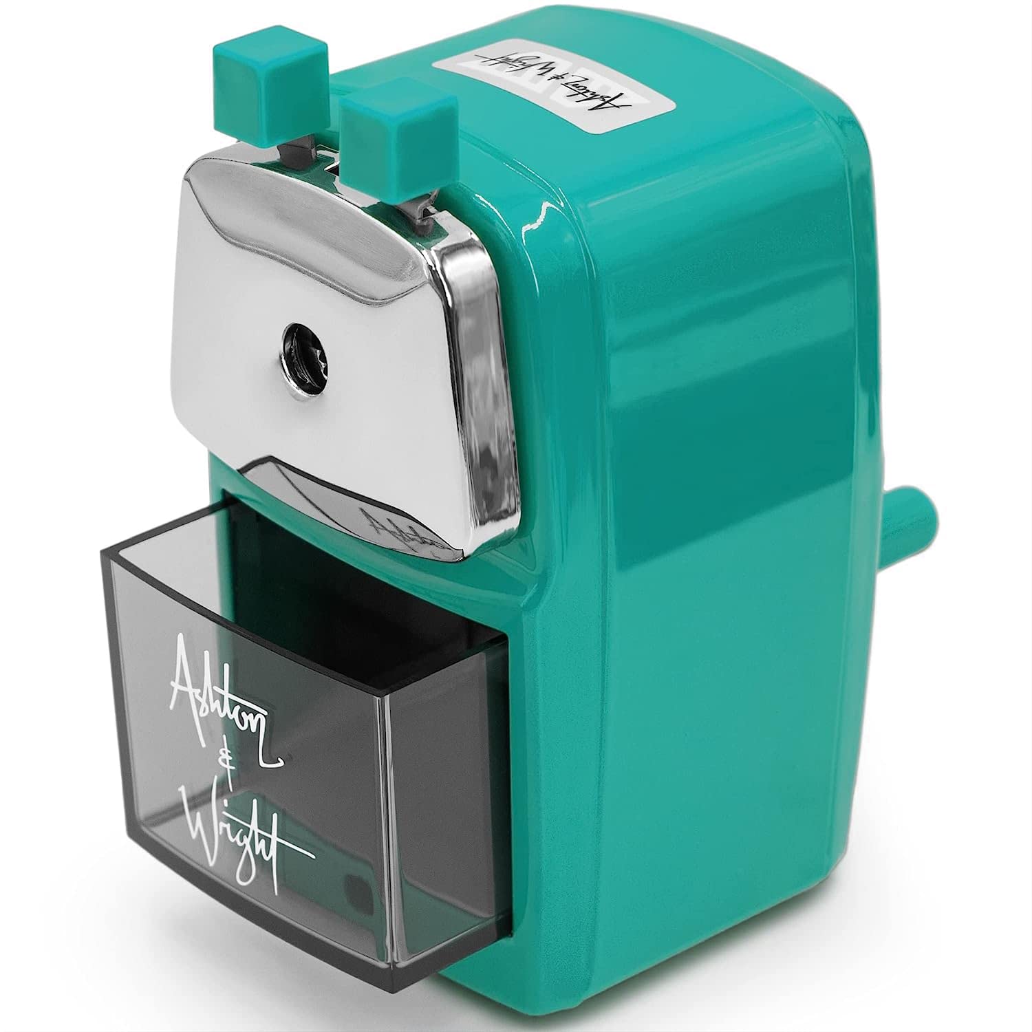 ashton-and-wright-bleistiftspitzer-teal-mechanisch-tisch image 1