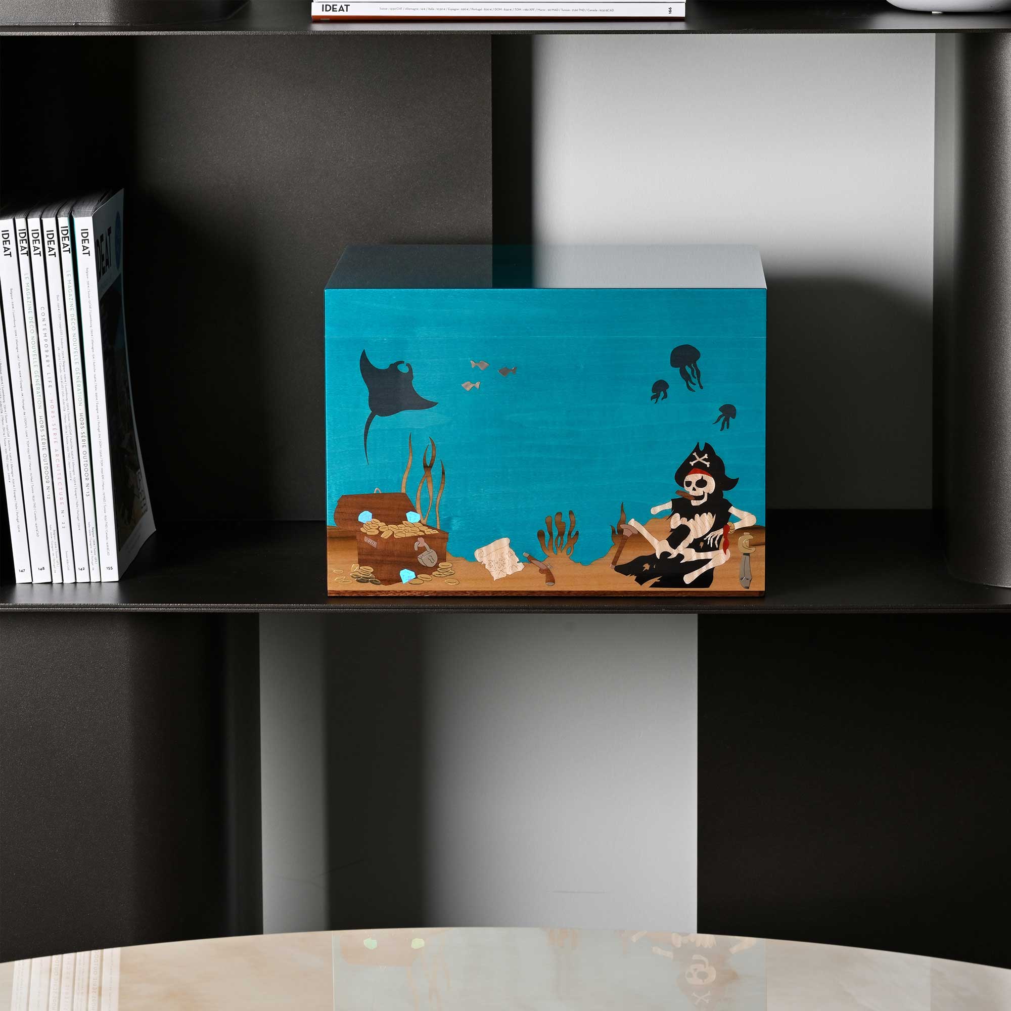 elie-bleu-aquarium-humidor-110-zigarren-sycomore image 2