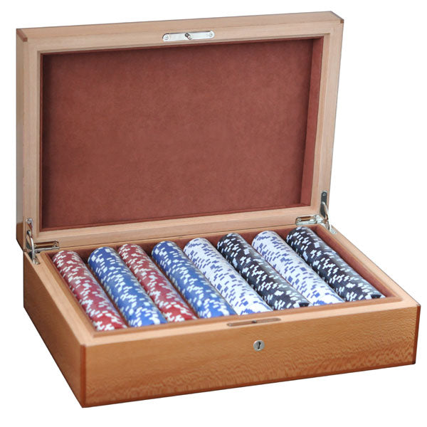 elie-bleu-classic-pokerbox-400-chips-macassar image 1