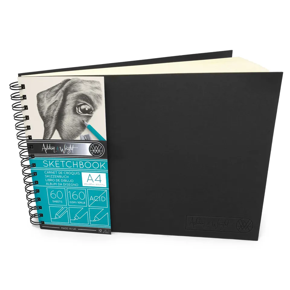ashton-and-wright-classic-skizzenbuch-a4-160g-elfenbein-60-blatt image 1