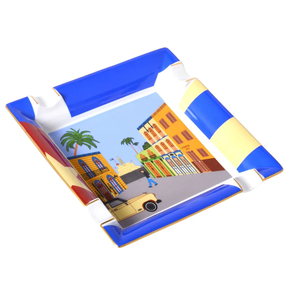 elie-bleu-casa-cubana-aschenbecher-gro-porzellan image 1