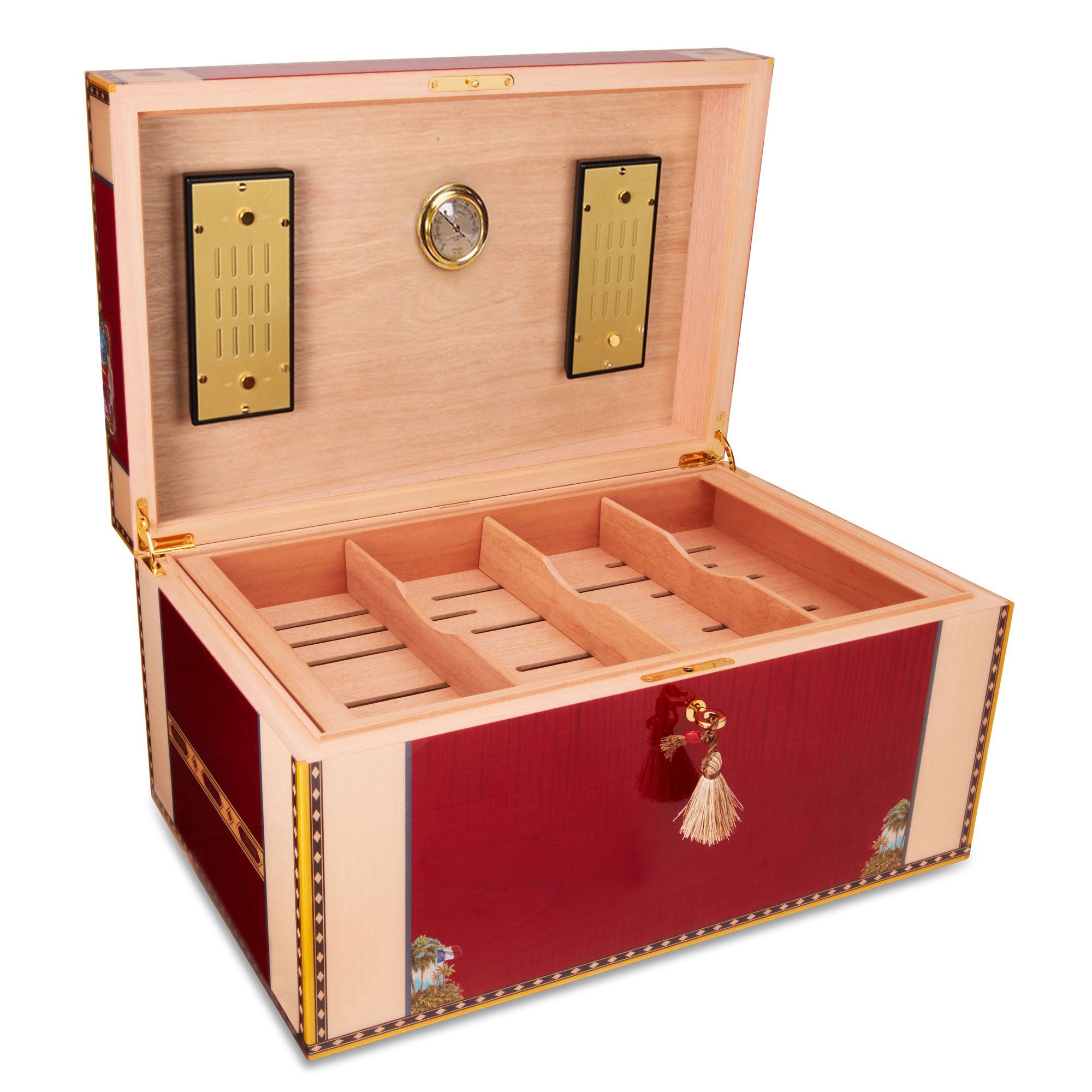 elie-bleu-flor-de-alba-humidor-300-zigarren-schwarz image 5