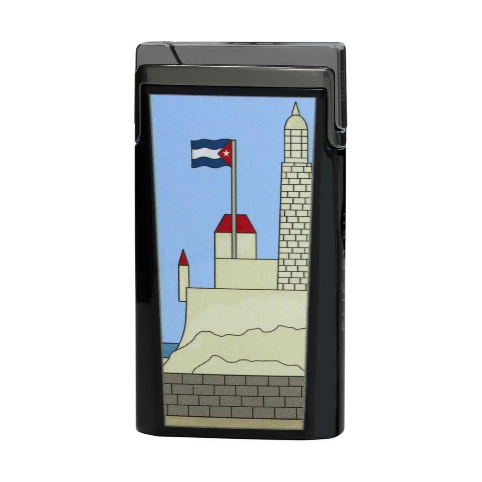 elie-bleu-j15-casa-cubana-taschenfeuerzeug-gun-metal image 1