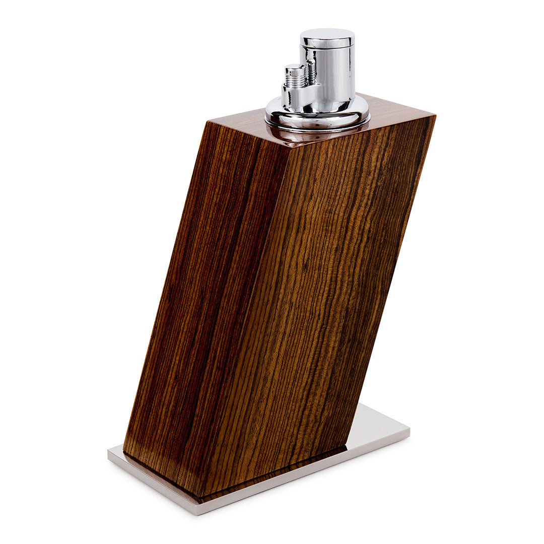 elie-bleu-classic-wood-tischfeuerzeug-bocote-3-flammig image 4