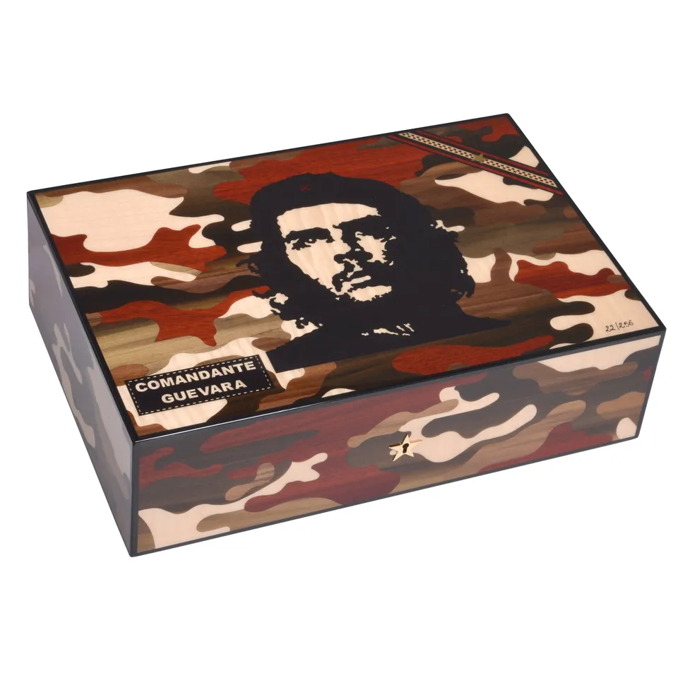 elie-bleu-che-camouflage-humidor-110-zigarren-braun image 1