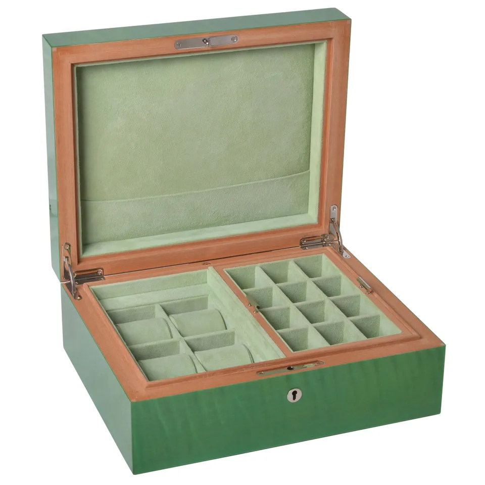 elie-bleu-fruit-uhrenbox-4-uhren-schmuck-pistazie image 1