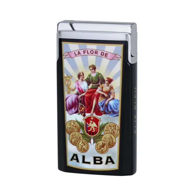 elie-bleu-j15-taschenfeuerzeug-la-flor-de-alba-rot image 1
