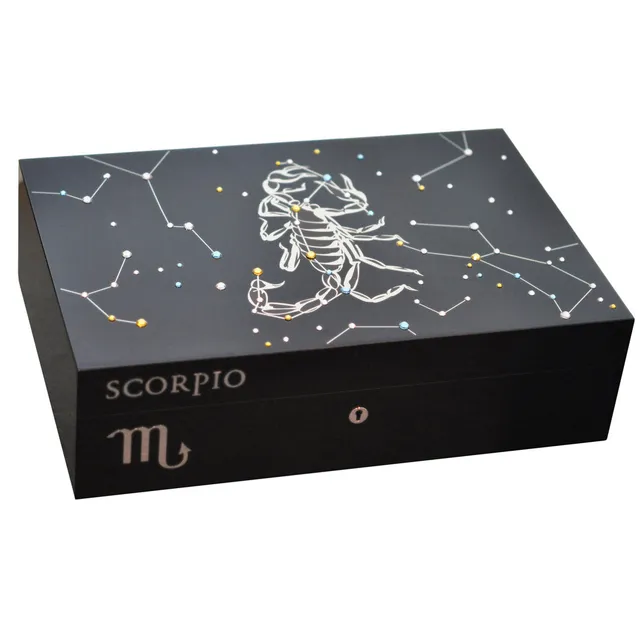 elie-bleu-scorpion-humidor-f-r-110-zigarren-sykomore image 1
