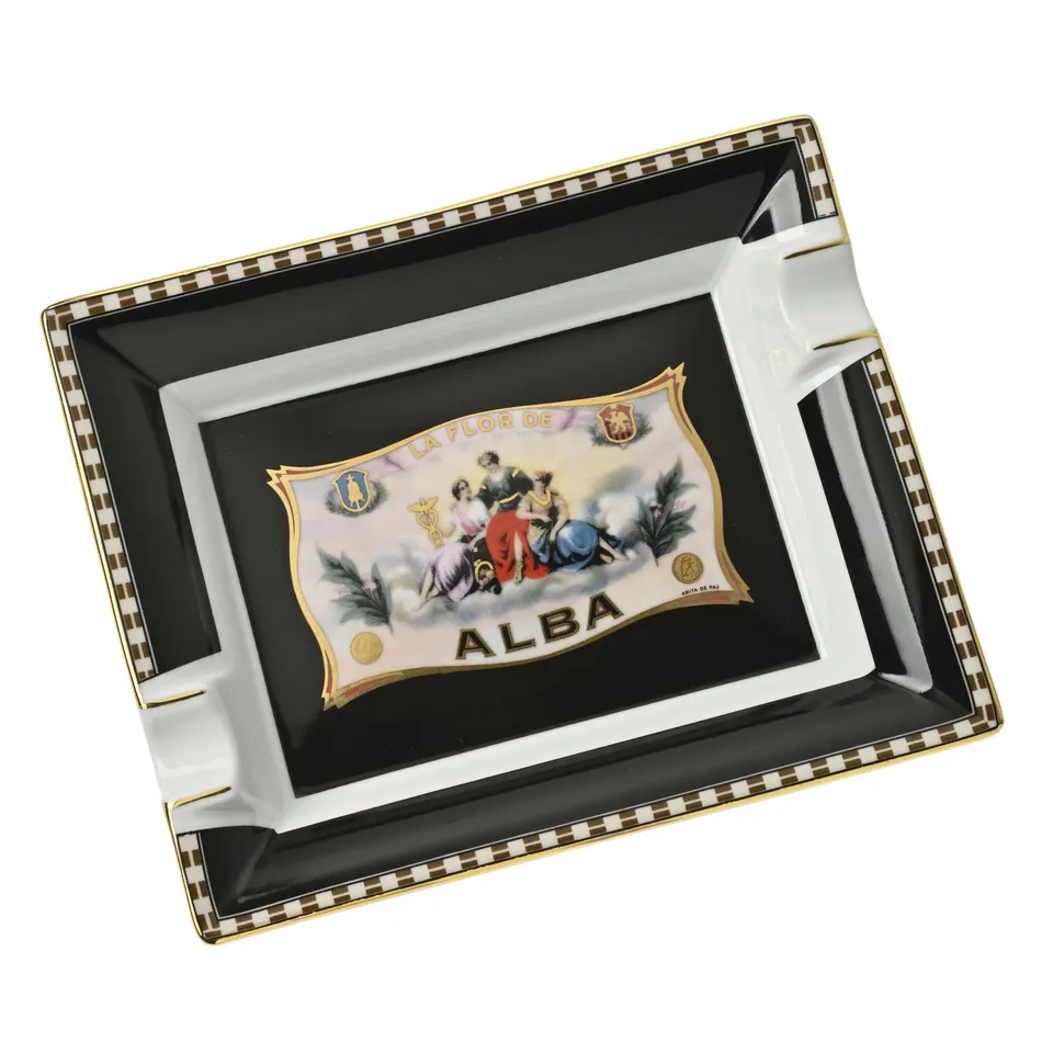 elie-bleu-flor-de-alba-aschenbecher-porzellan-gelb image 1