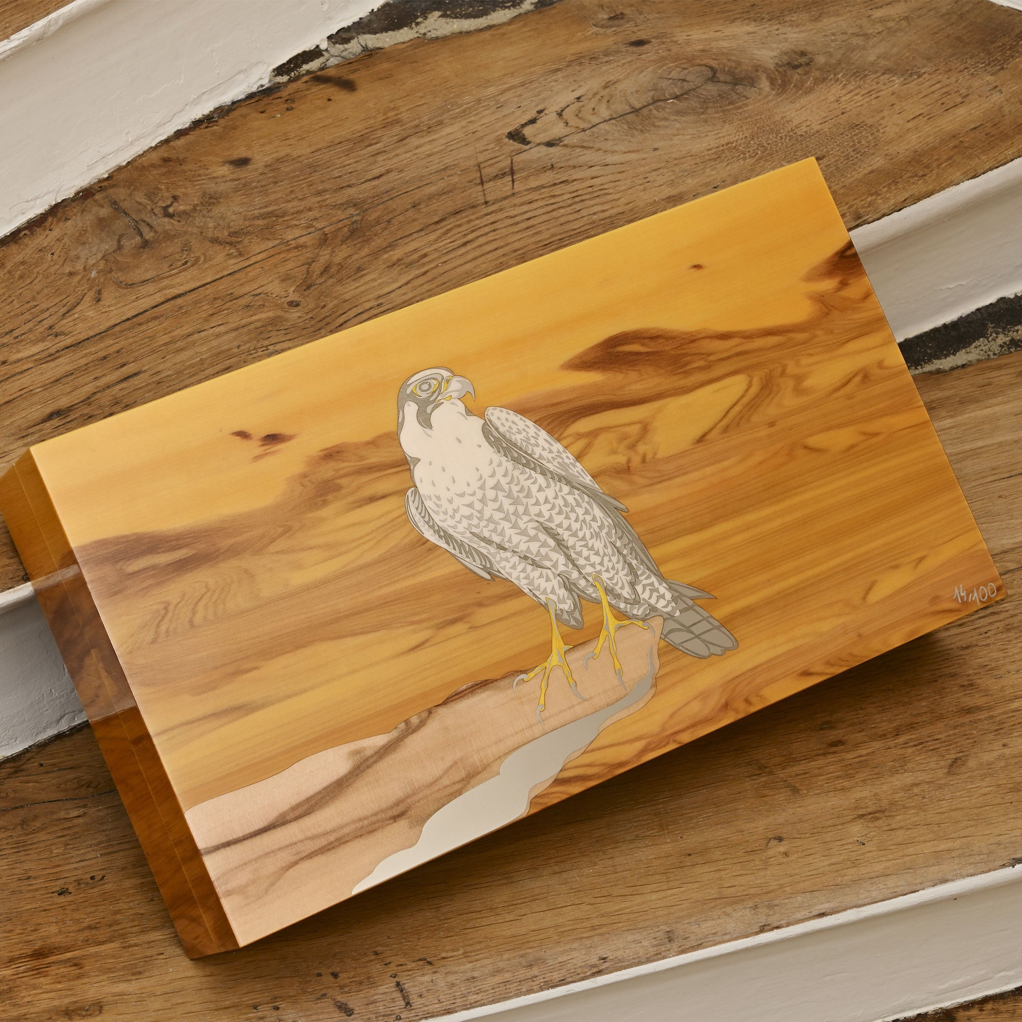 elie-bleu-falcon-humidor-110-zigarren-intarsien image 2