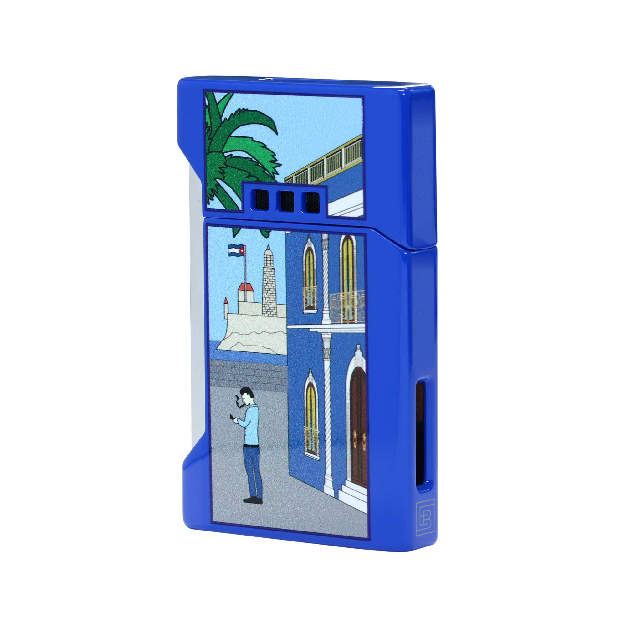 elie-bleu-plano-carousel-taschenfeuerzeug-karussell-motiv image 3