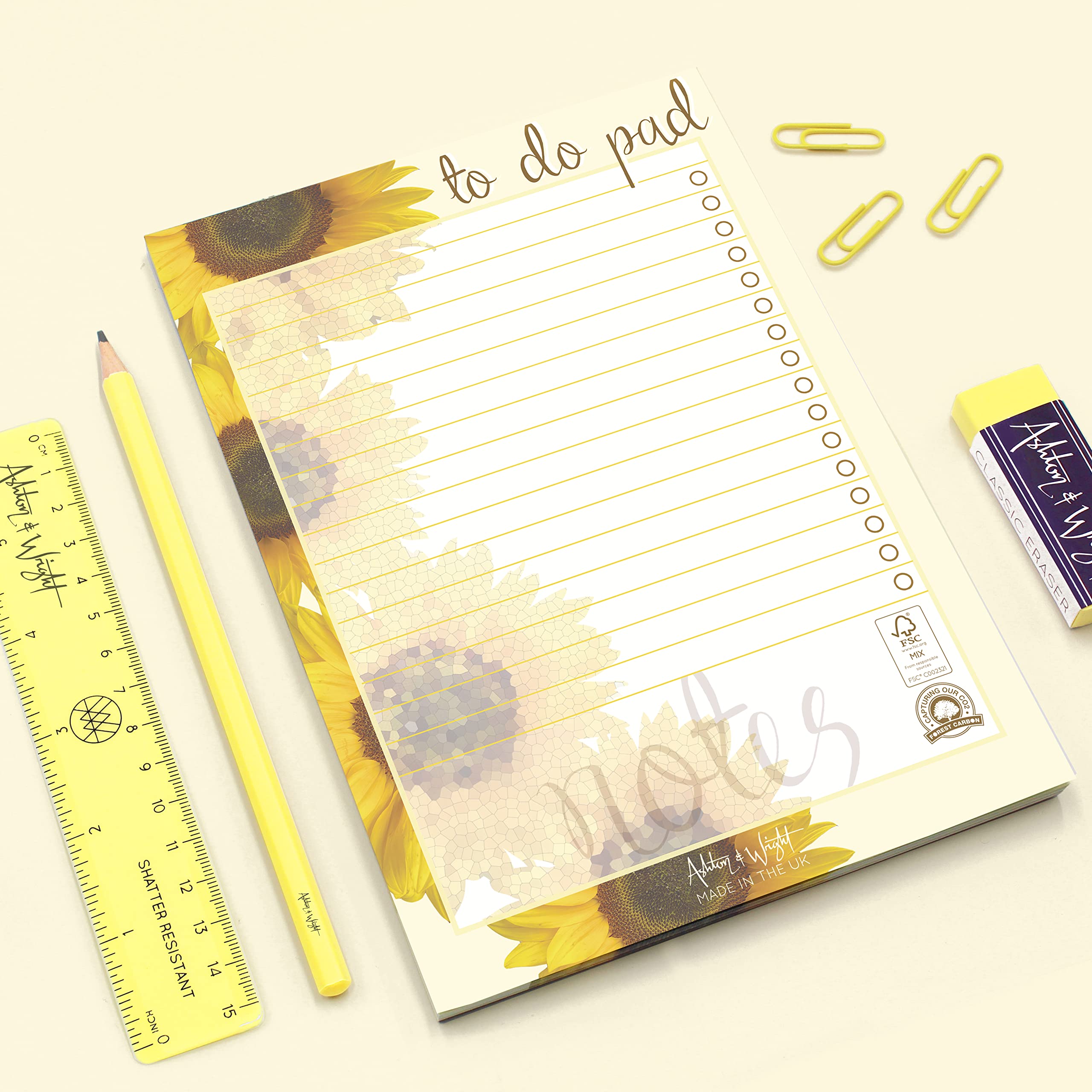 ashton-and-wright-to-do-block-a5-sonnenblume-60-blatt-80-gsm image 5