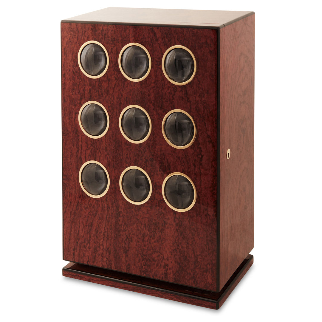 elie-bleu-classic-uhrenbeweger-9-uhren-macassar-ebenholz image 1
