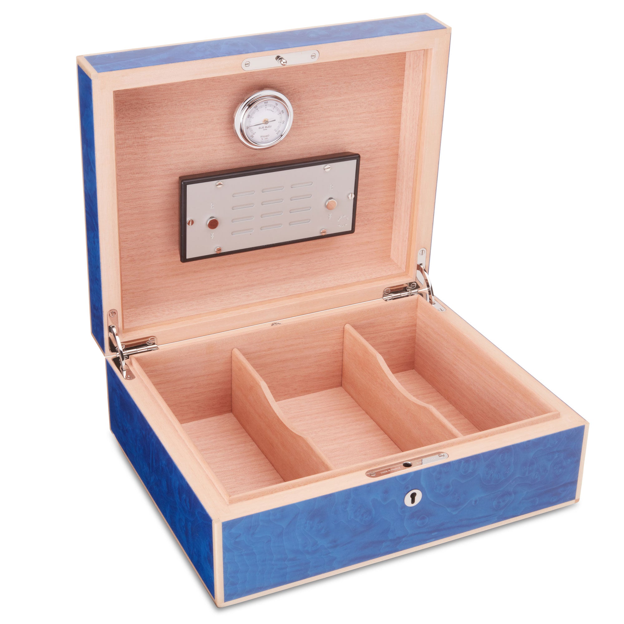 elie-bleu-blue-madrona-humidor-75-zigarren-blau image 2