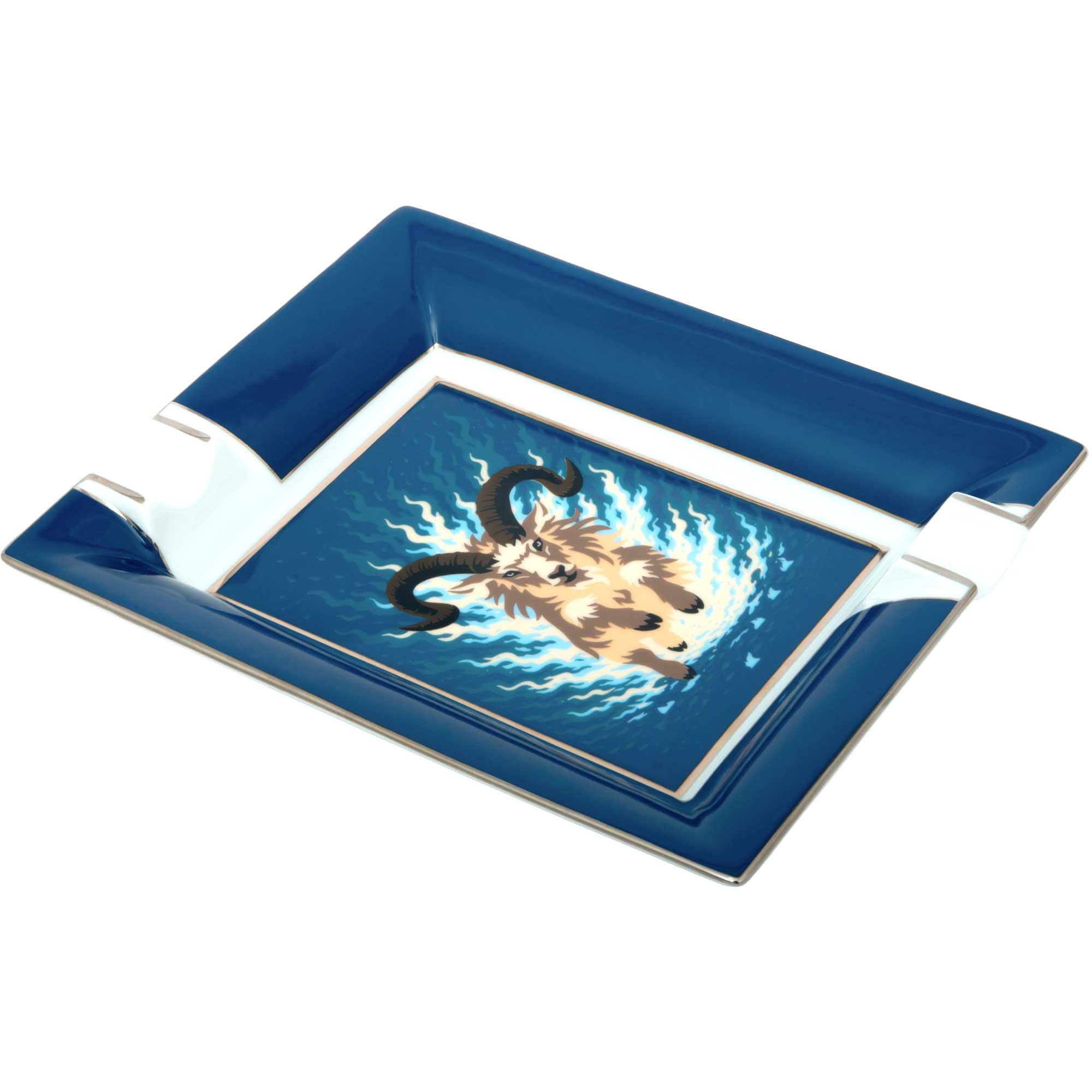 elie-bleu-fire-goat-aschenbecher-porzellan-zigarren image 2