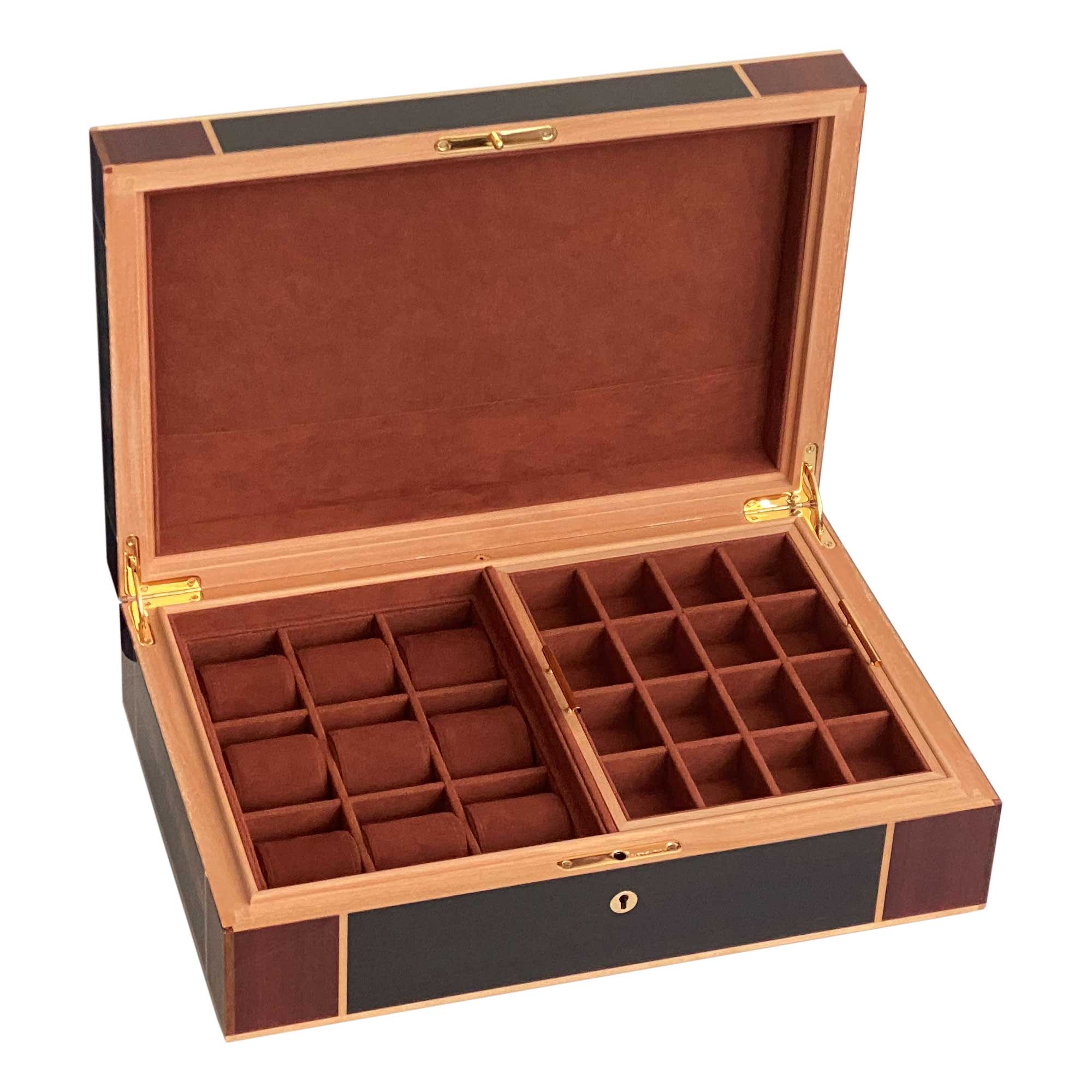 elie-bleu-pirate-uhrenbox-9-uhren-black-limitiert image 2