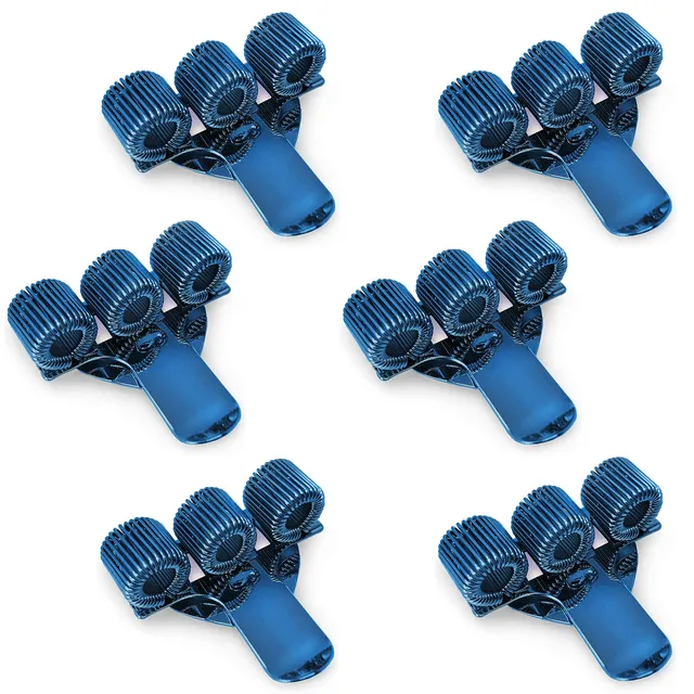 ashton-and-wright-dreifach-stifthalter-metall-blau-6-st-ck-edelstahl image 1