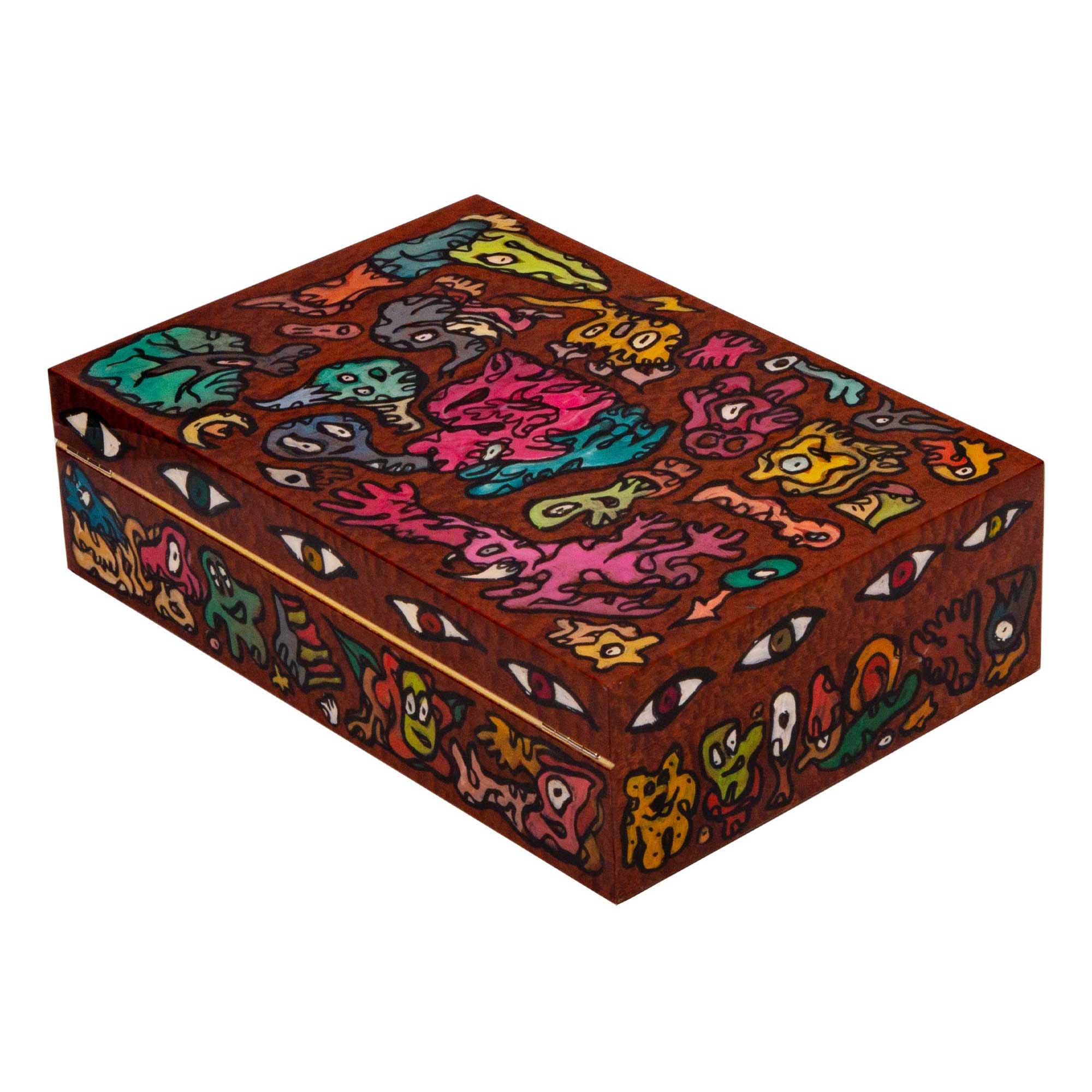 elie-bleu-circus-humidor-110-zigarren-verschaere-sapelli image 3