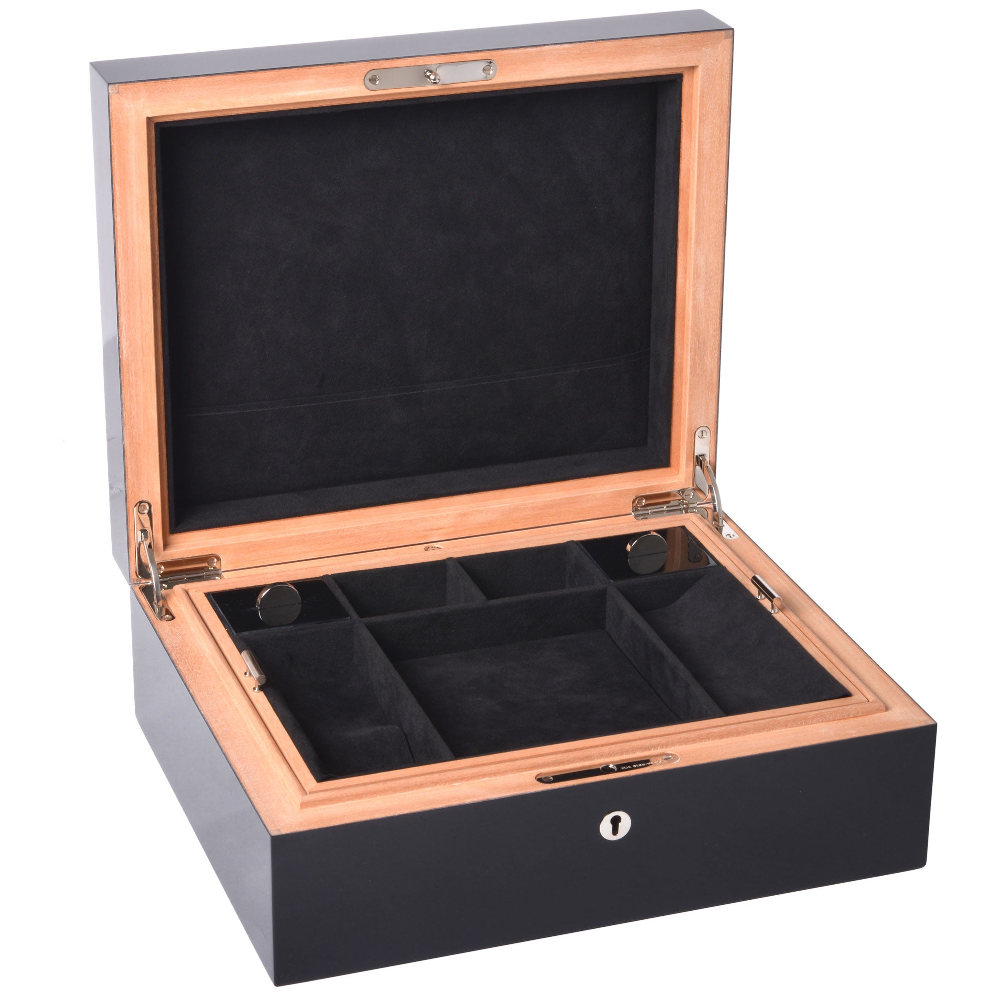 elie-bleu-fruit-schmuckk-stchen-medium-schwarz-leder image 2