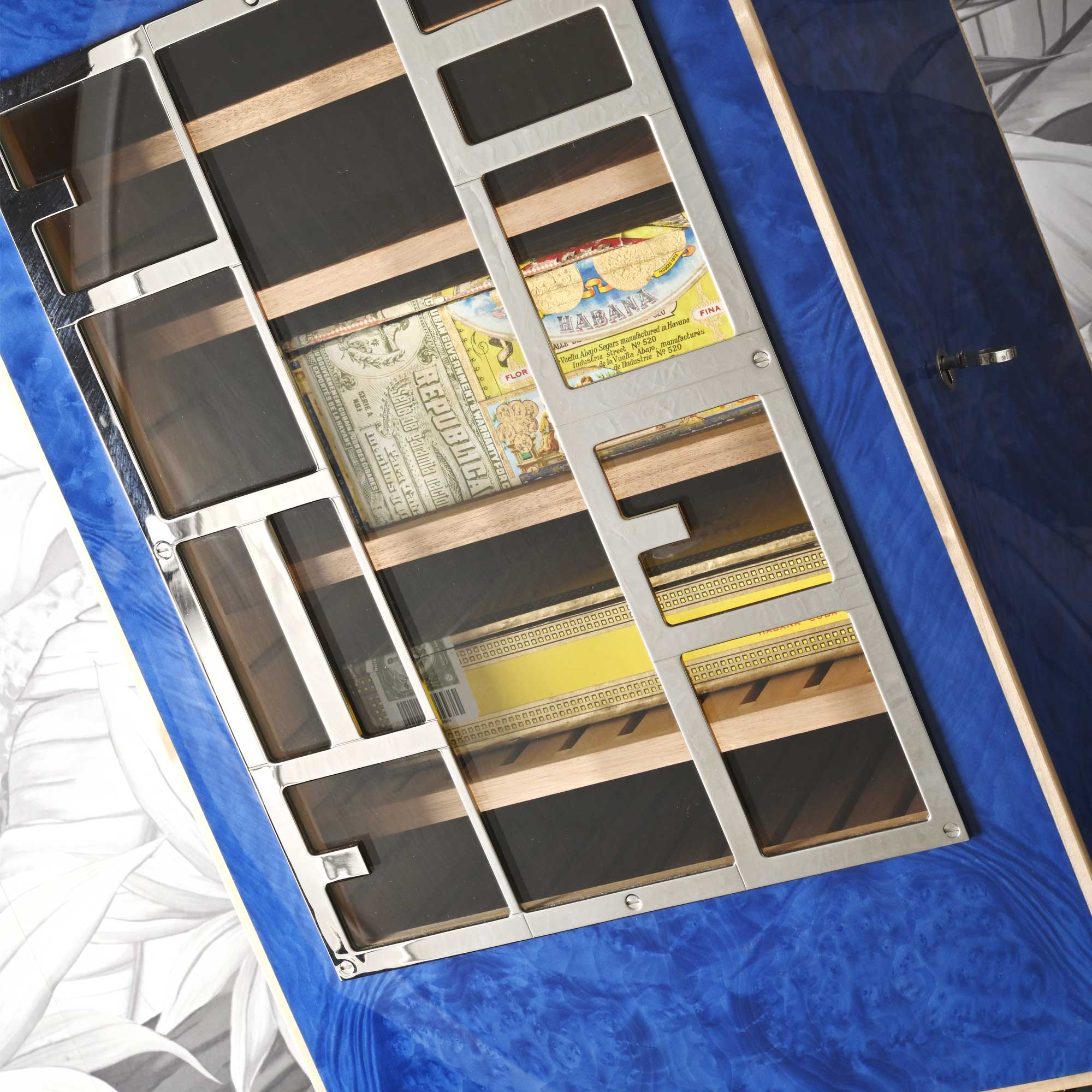 elie-bleu-blue-madrona-humidor-f-r-150-zigarren-blau image 2