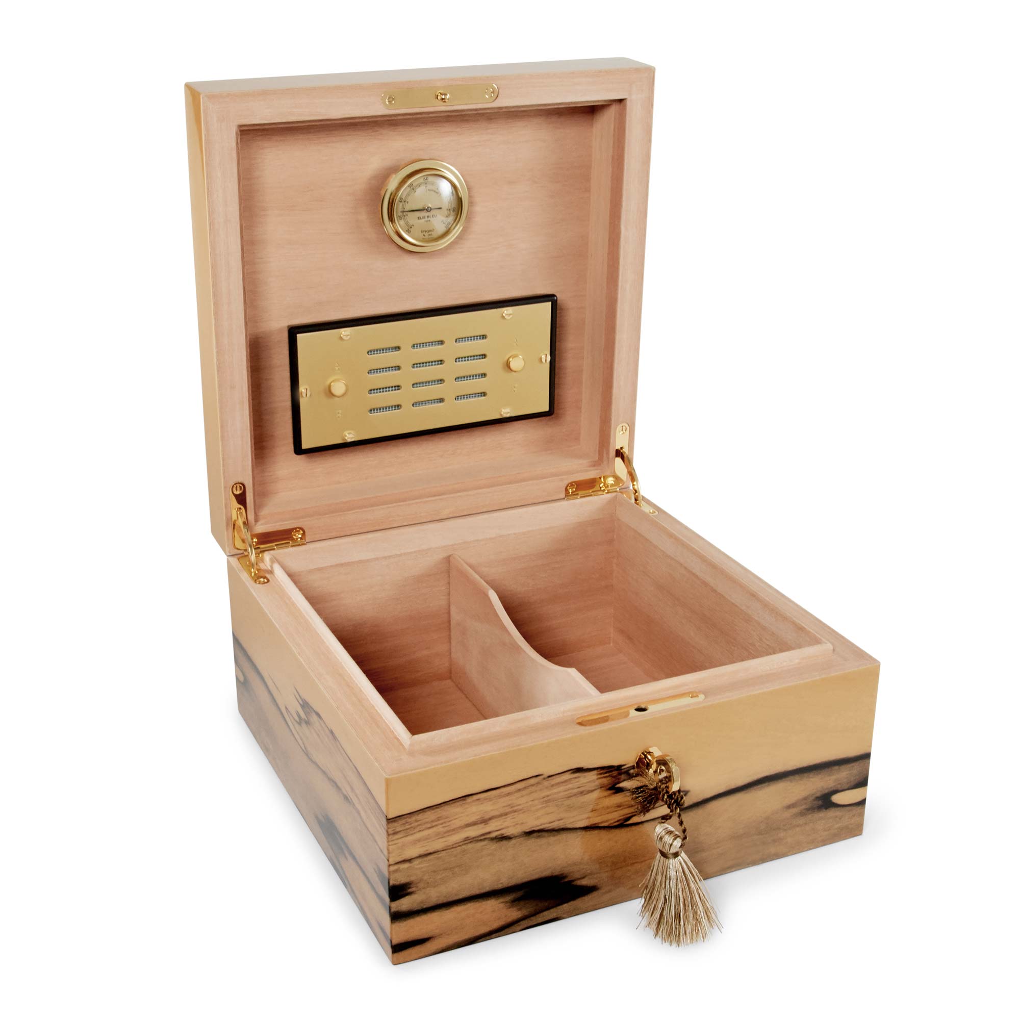 elie-bleu-royal-ebony-humidor-75-zigarren-ebenholz image 2