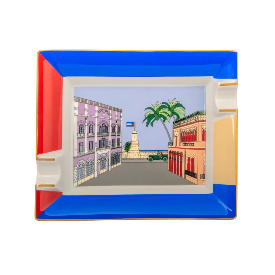 elie-bleu-revolucion-aschenbecher-limoges-porzellan image 1